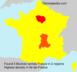 Surname Bouhari in France