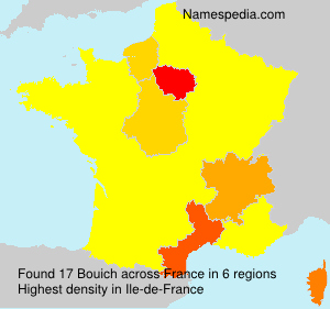 Surname Bouich in France