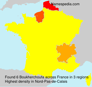 Surname Boukherchoufa in France