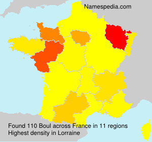 Surname Boul in France