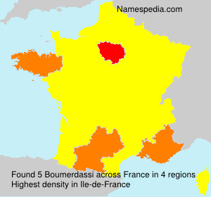 Surname Boumerdassi in France