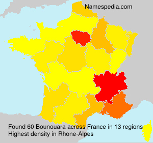 Surname Bounouara in France
