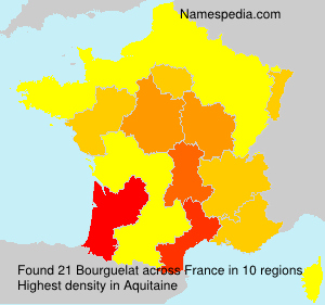 Surname Bourguelat in France