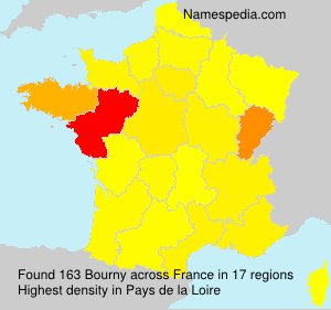 Surname Bourny in France