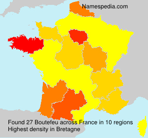 Surname Boutefeu in France