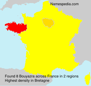 Surname Bouyazra in France
