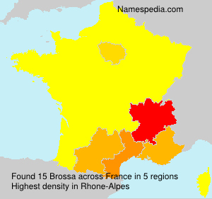 Surname Brossa in France