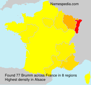 Surname Brumm in France
