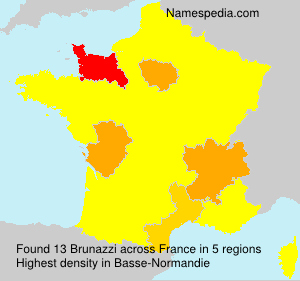 Surname Brunazzi in France