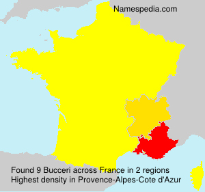 Surname Bucceri in France