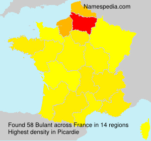 Surname Bulant in France