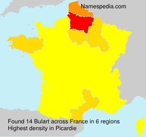 Surname Bulart in France