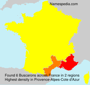 Surname Buscarons in France
