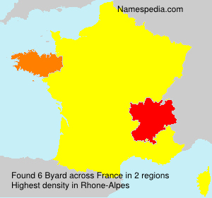 Surname Byard in France
