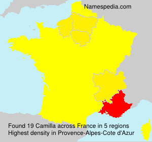Surname Camilla in France