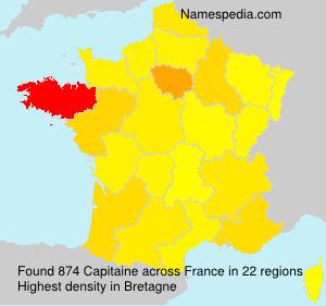 Surname Capitaine in France