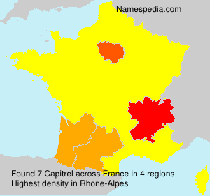Surname Capitrel in France