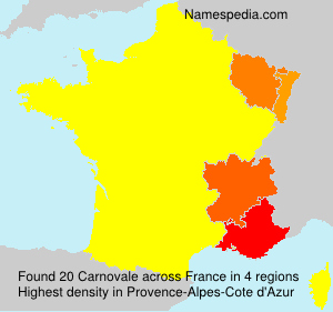 Surname Carnovale in France