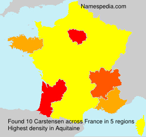 Surname Carstensen in France
