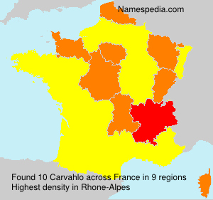 Surname Carvahlo in France