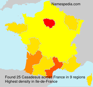 Surname Casadesus in France