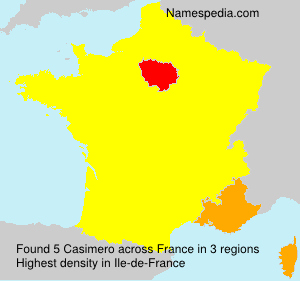 Surname Casimero in France