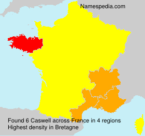 Surname Caswell in France