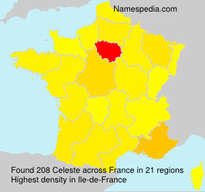 Surname Celeste in France