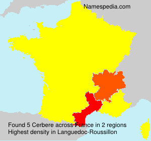 Surname Cerbere in France