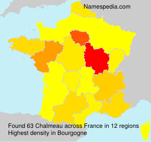 Surname Chalmeau in France