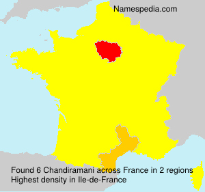 Surname Chandiramani in France