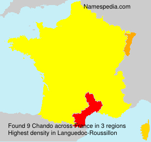 Surname Chando in France