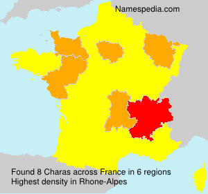 Surname Charas in France