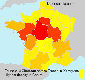 Surname Charreau in France
