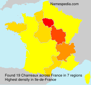 Surname Charreaux in France