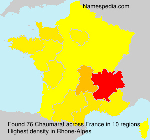 Surname Chaumarat in France