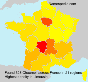 Surname Chaumeil in France