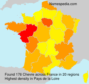 Surname Chevre in France
