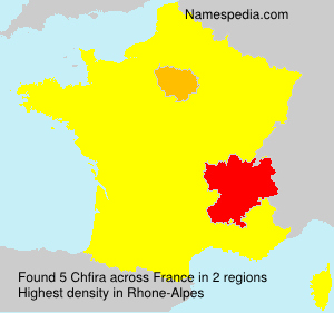 Surname Chfira in France