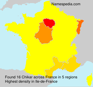 Surname Chikar in France