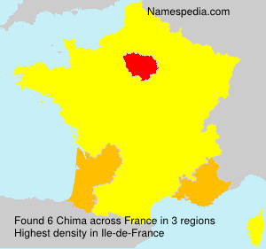 Surname Chima in France