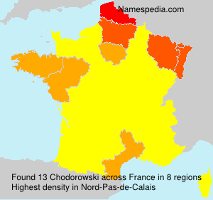 Surname Chodorowski in France