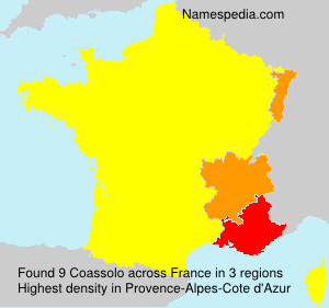 Surname Coassolo in France