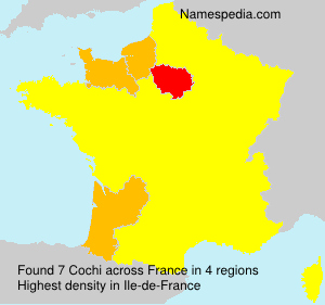 Surname Cochi in France