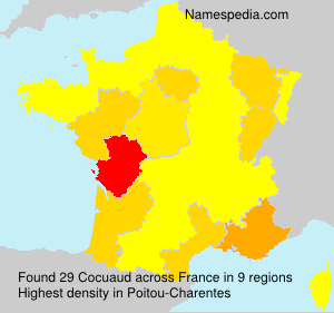 Surname Cocuaud in France