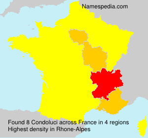 Surname Condoluci in France