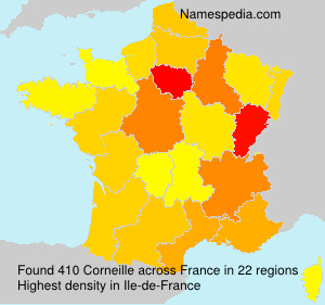 Surname Corneille in France