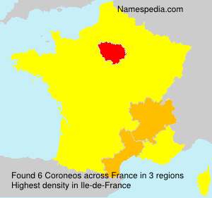 Surname Coroneos in France