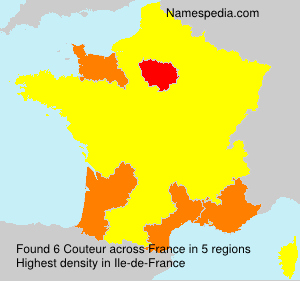Surname Couteur in France