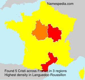 Surname Cristi in France